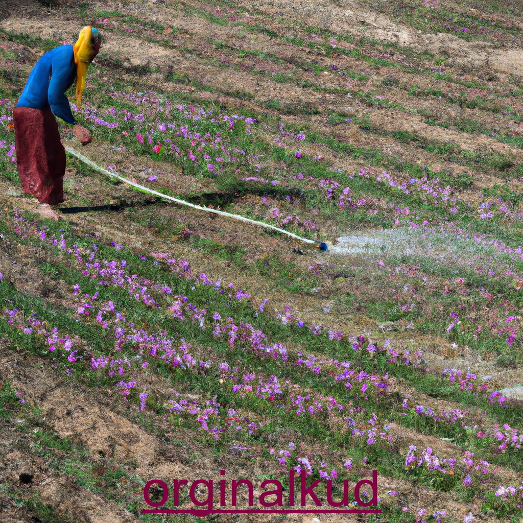 آبیاری زعفران