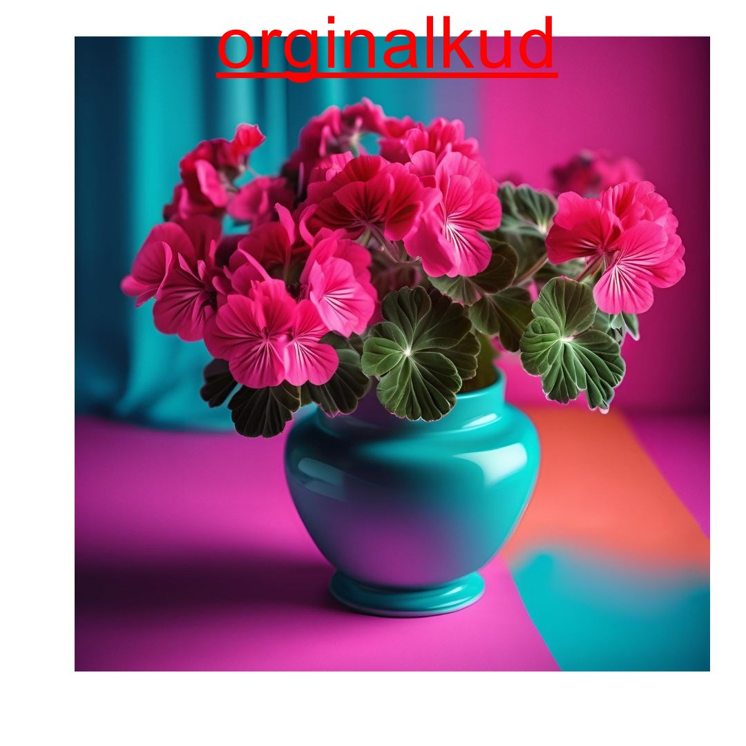گل شمعدانی تزیینی