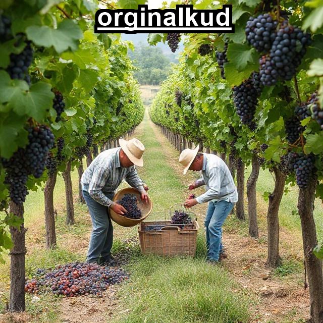 برداشت انگور