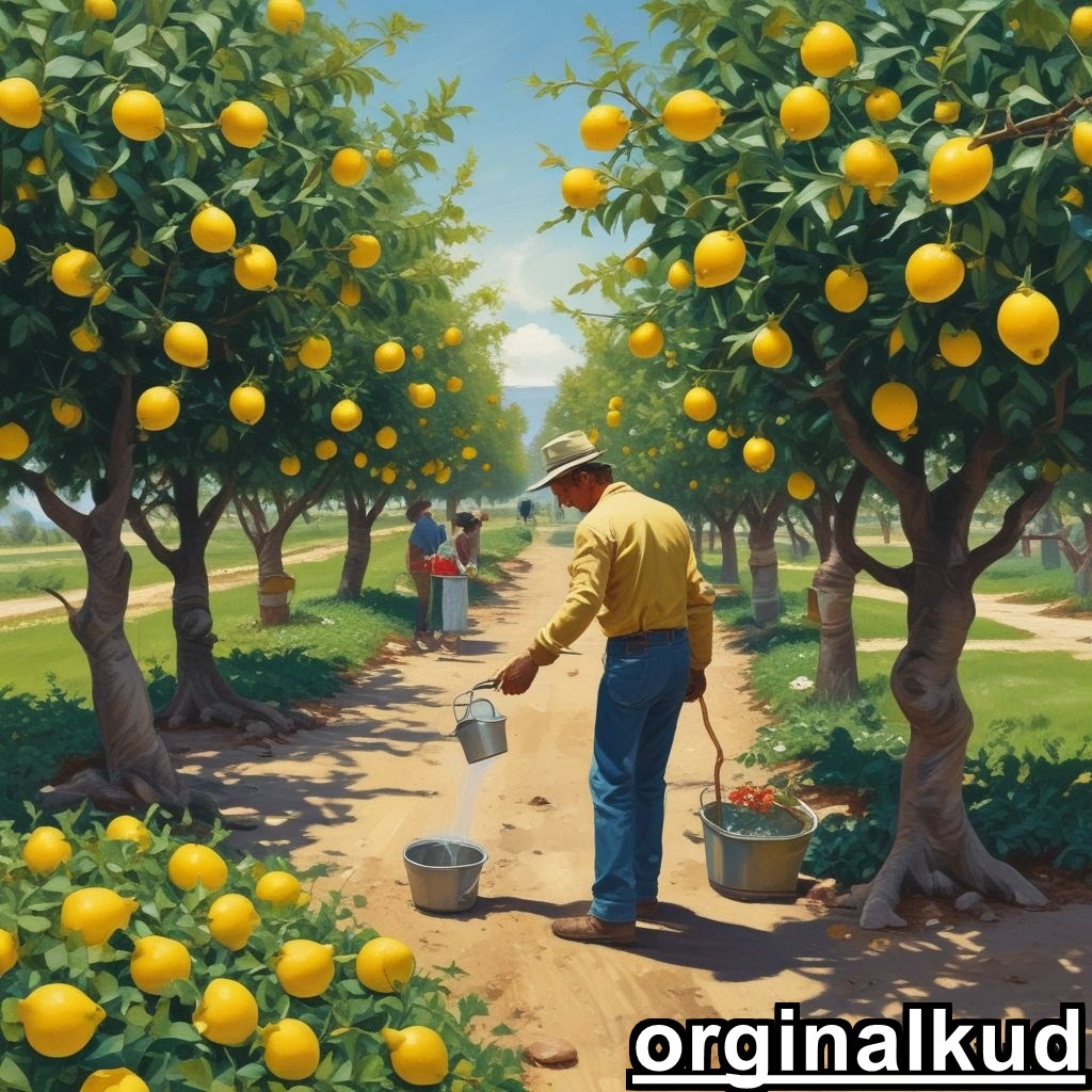 آبیاری لیمو ترش