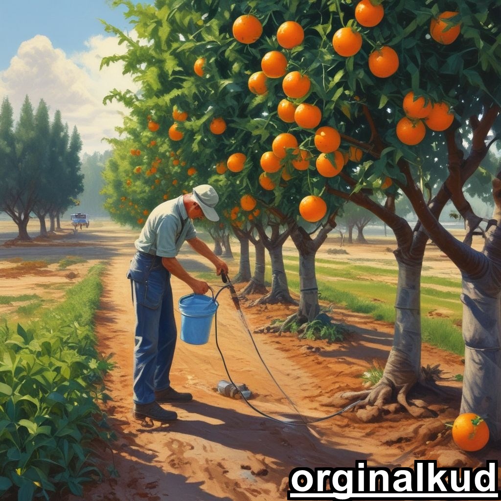 آبیاری نارنگی